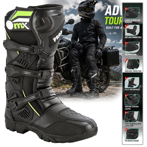 Motorcycle calf boots long - motorcycle,