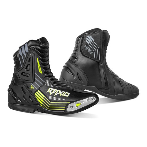 Men leather motorcycle boots - men's,