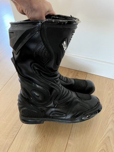 Spada black leather motorbike - spada,