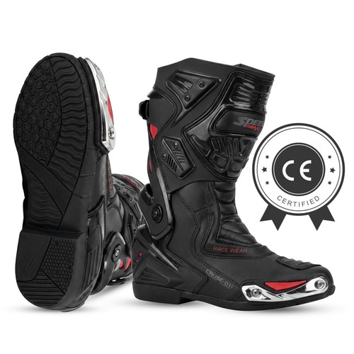 Mens red black - ce, motorbike