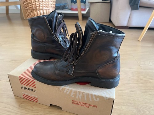 Falco aviator motorcycle boots - aviator,
